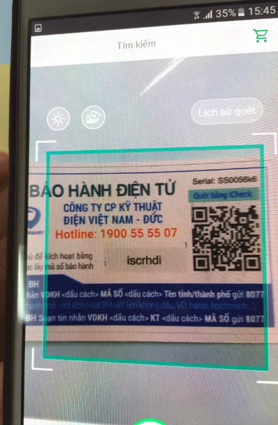 Gói 10000 QR Code tem bảo hành điện tử