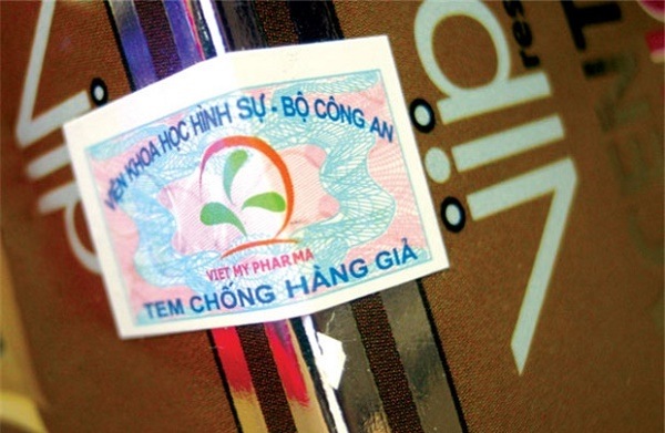 Tem chống hàng giả bộ công an