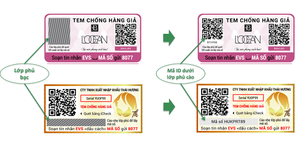 tem chống hàng giả QR
